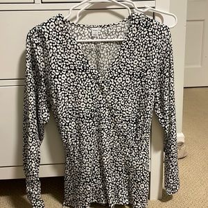 Flowy printed top